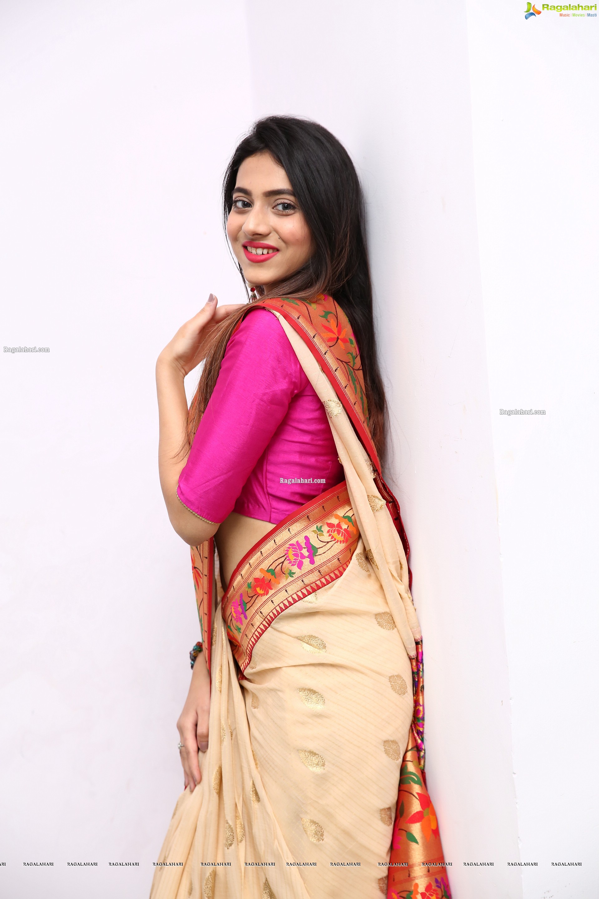Dimple Thakur in Traditional Saree, HD Photo Gallery