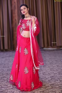 Komal Vyas in Pink Embellished Lehenga Choli