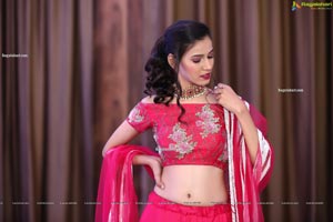 Komal Vyas in Pink Embellished Lehenga Choli