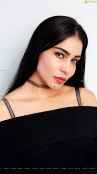 Sanjana Anne in Black Top and Jeans