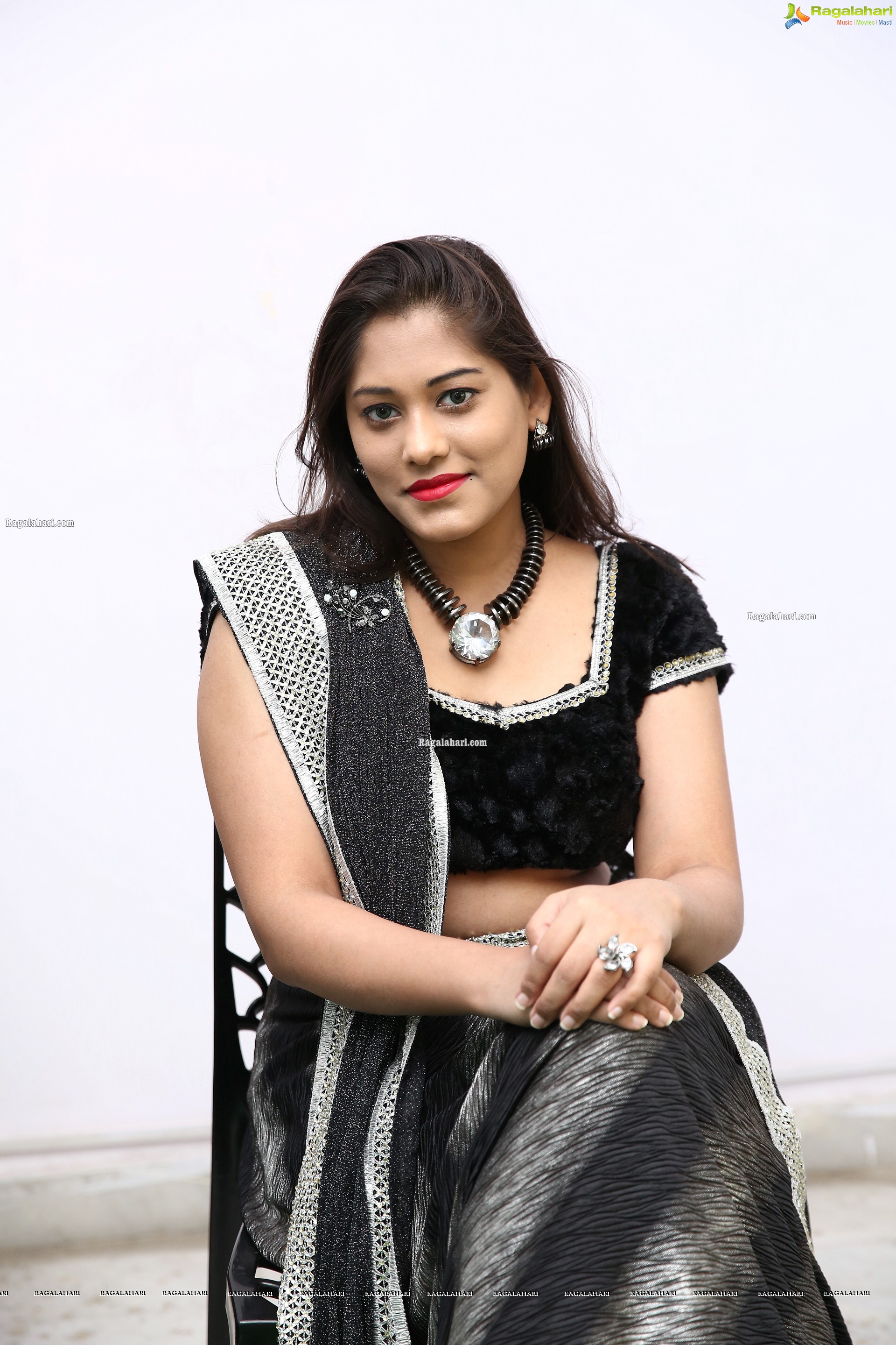 Tazaienath Gulraze in Black Lehenga Choli, HD Photo Gallery