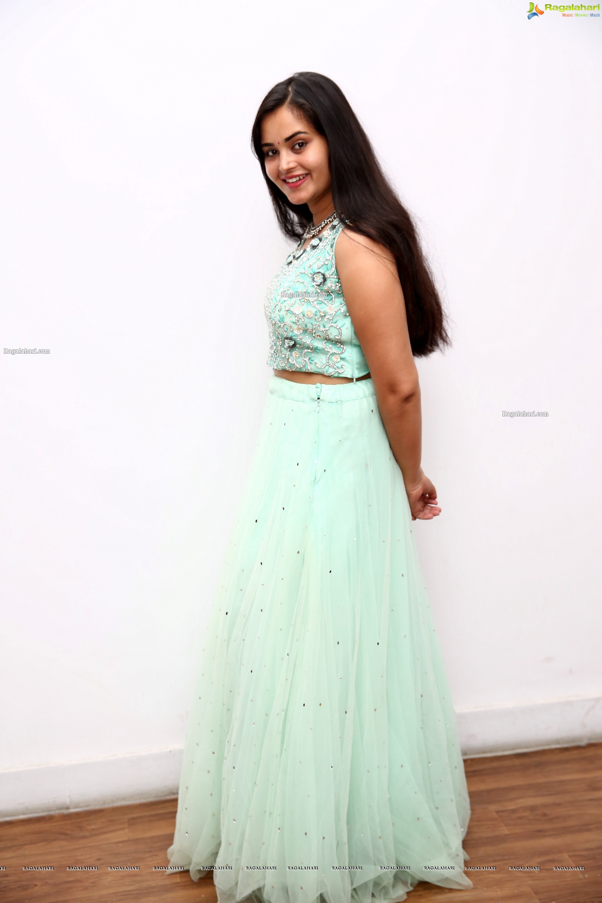 Vaanya Aggarwal in Pastel Green Lehenga Choli, HD Photo Gallery