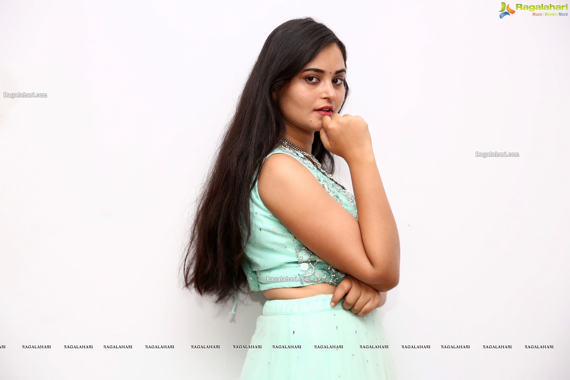 Vaanya Aggarwal in Pastel Green Lehenga Choli, HD Photo Gallery