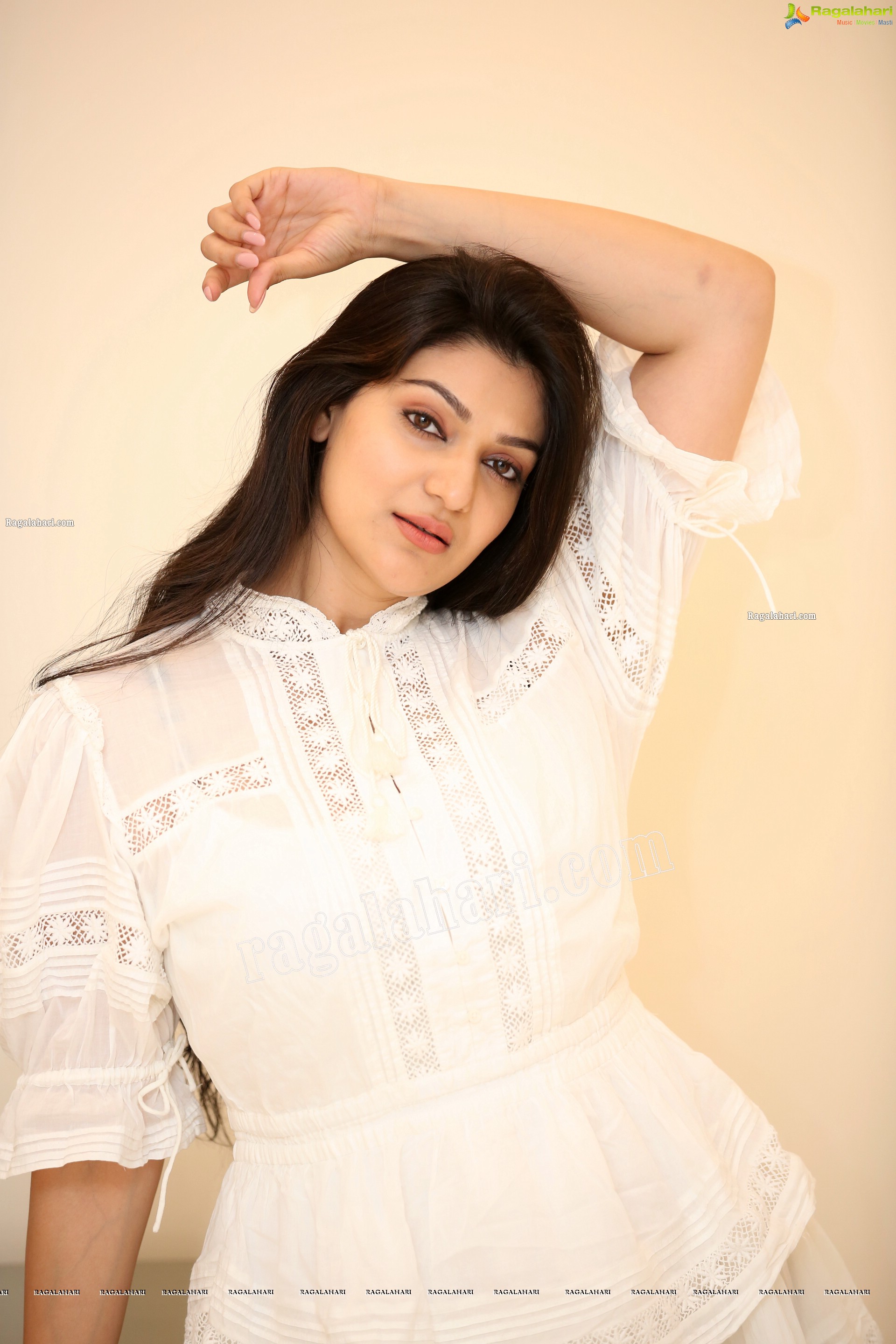 Siya Gautam in White Mini Dress, Exclusive Photo Shoot