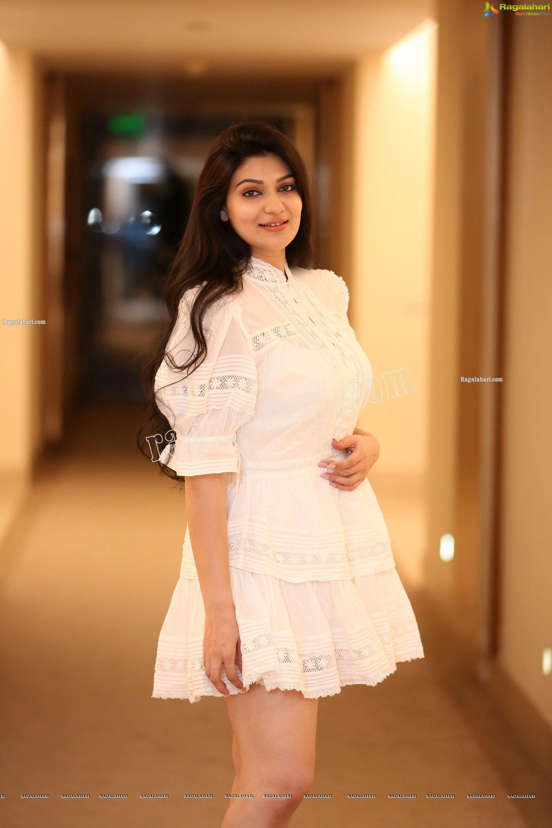 Siya Gautam in White Mini Dress, Exclusive Photo Shoot