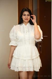 Siya Gautam in White Mini Dress
