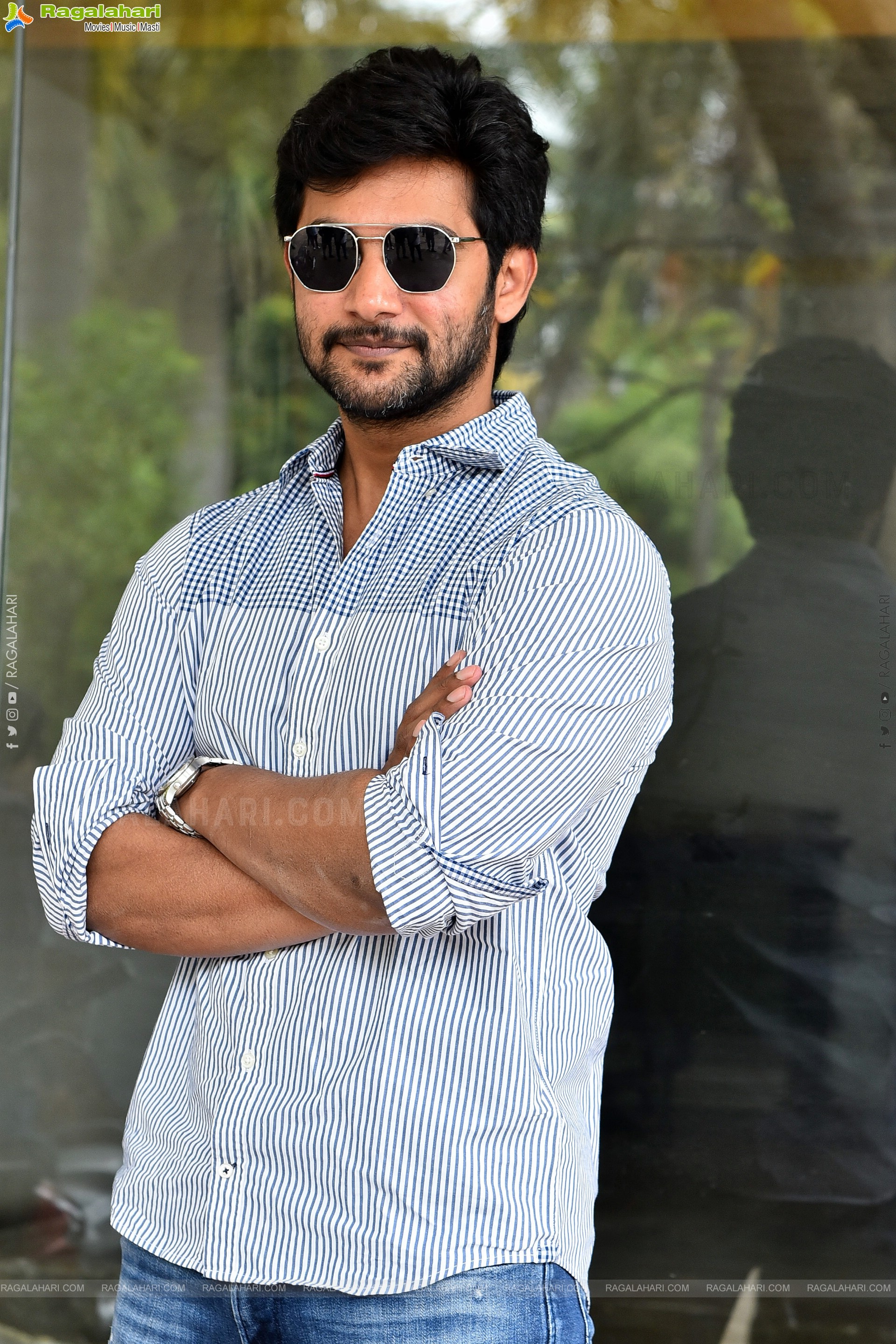 Aadi Saikumar at Black Movie Trailer Launch, HD Stills