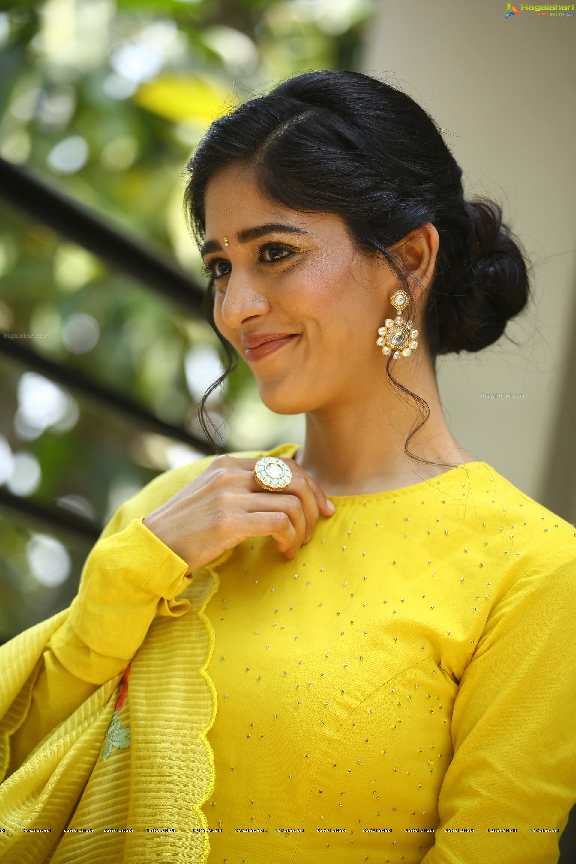 Chandini Chowdary at Sammathame Movie Teaser Launch, HD Photo Gallery