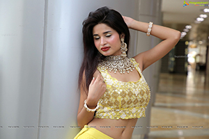 Ishika Roy in Yellow Lehenga Choli