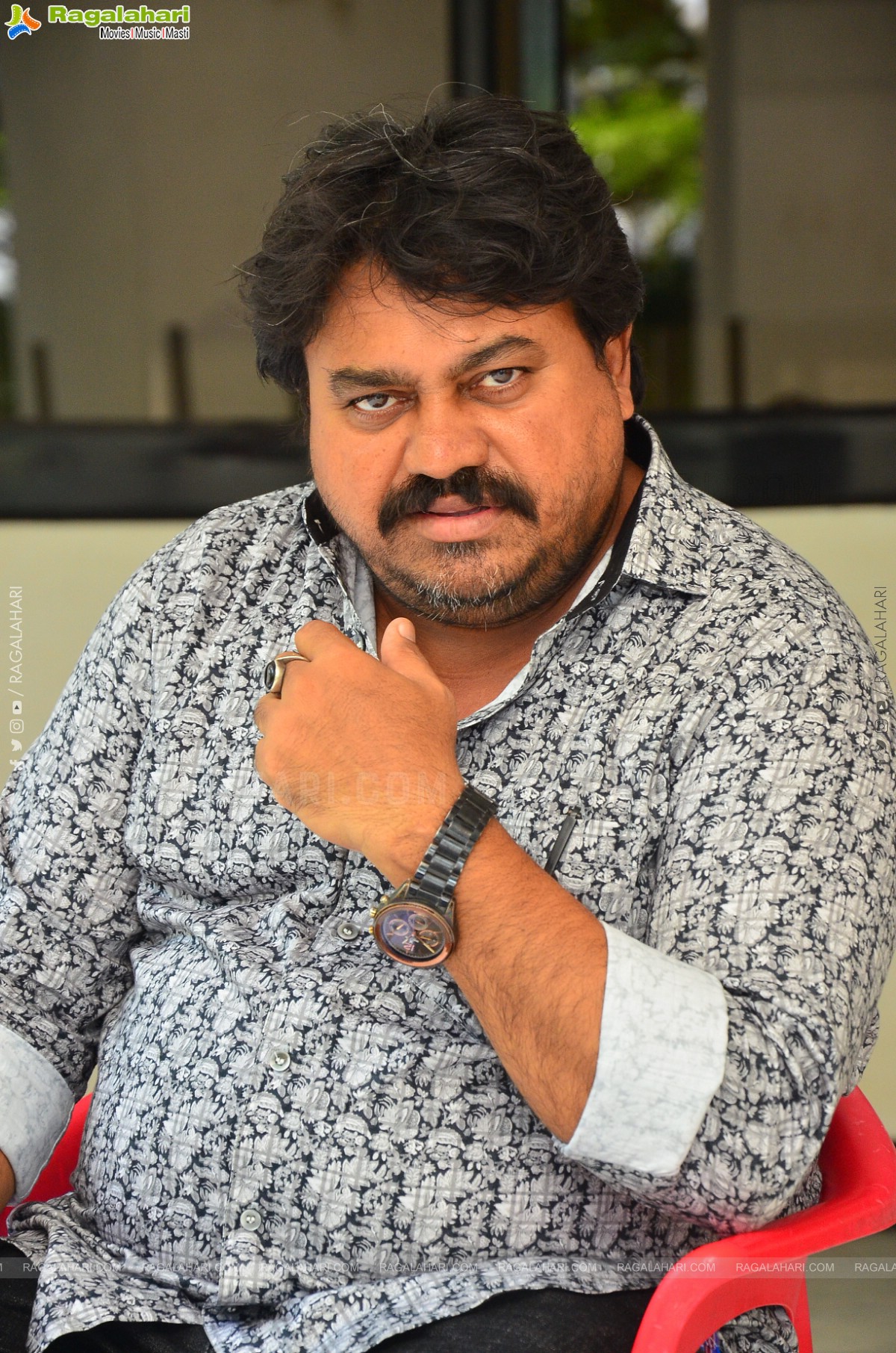 Cinematographer Mujeer Malik at Dhagad Samba Movie Interview, Photo Gallery