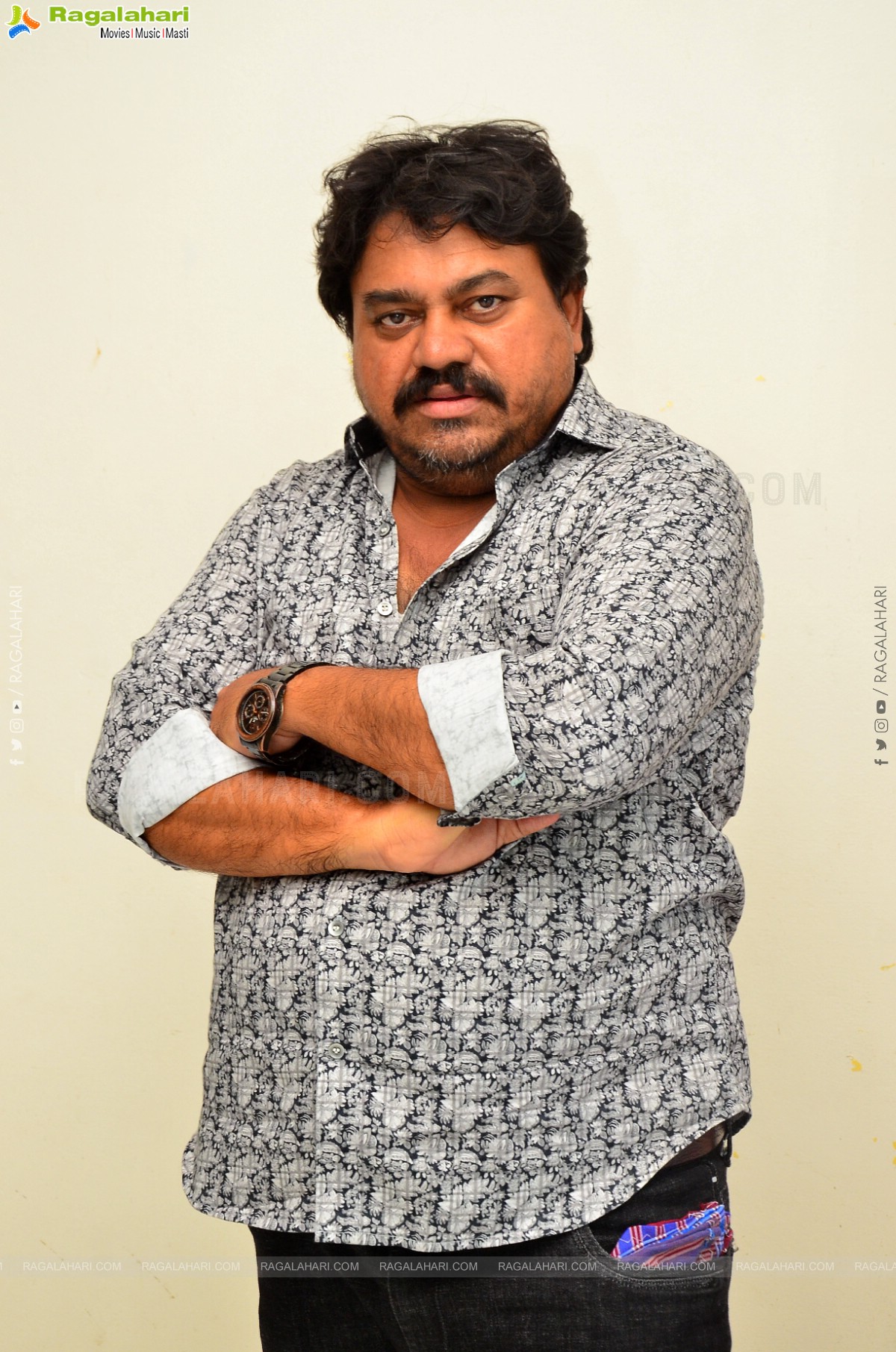 Cinematographer Mujeer Malik at Dhagad Samba Movie Interview, Photo Gallery