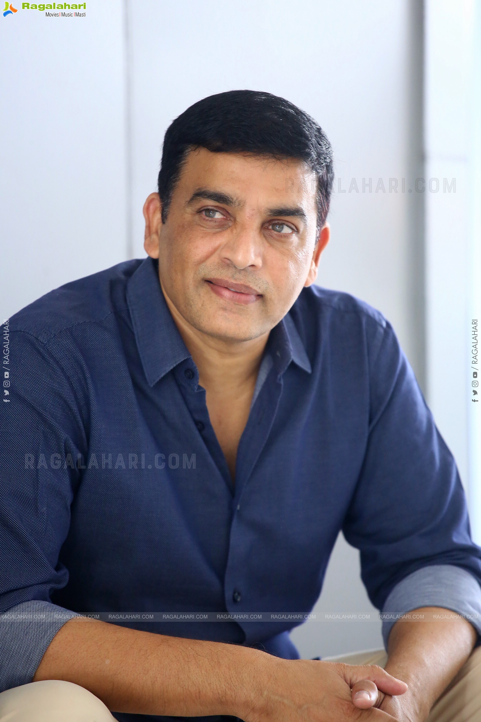 Producer Dil Raju at F3 Movie Interview, HD Photo Gallery