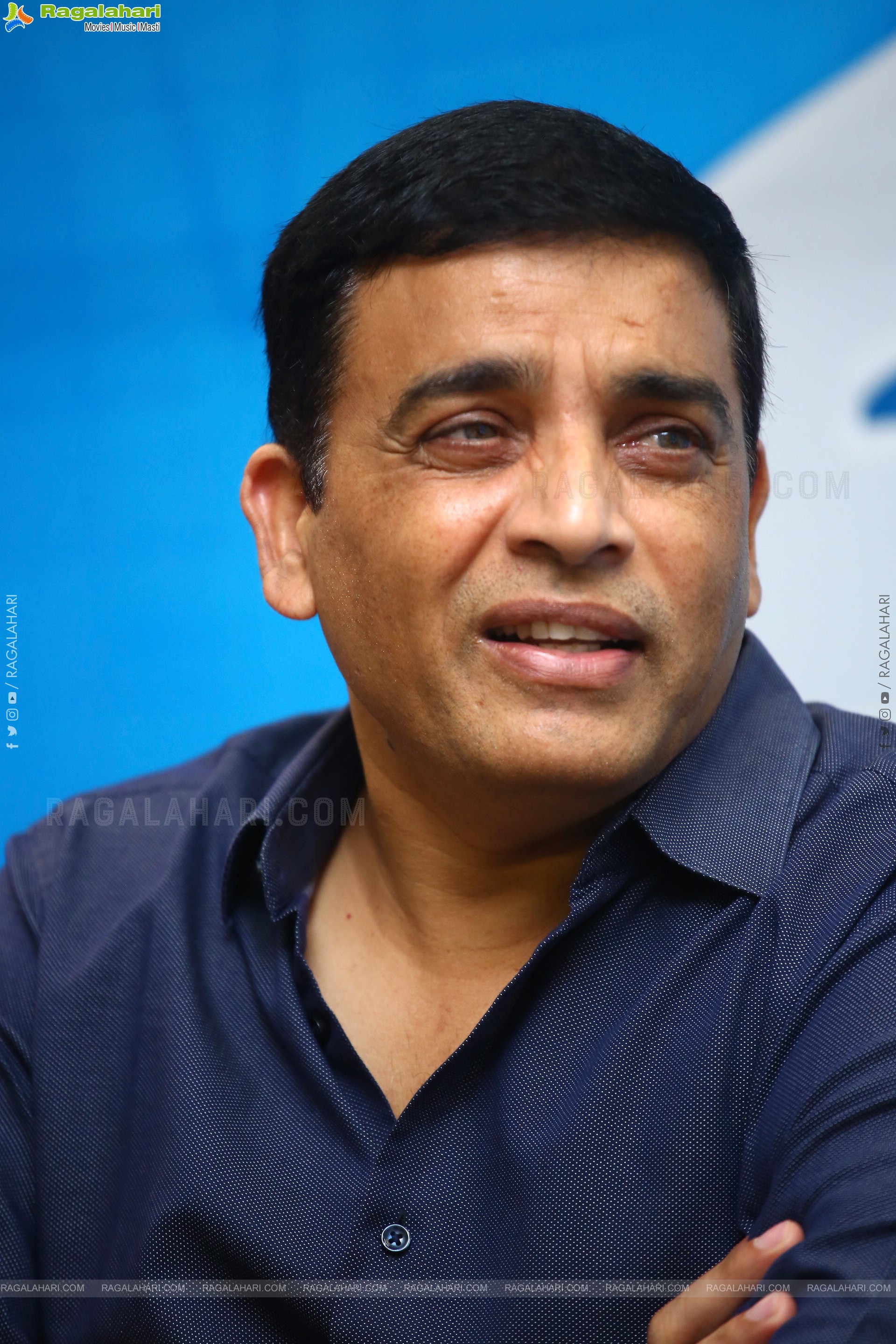 Producer Dil Raju at F3 Movie Interview, HD Photo Gallery