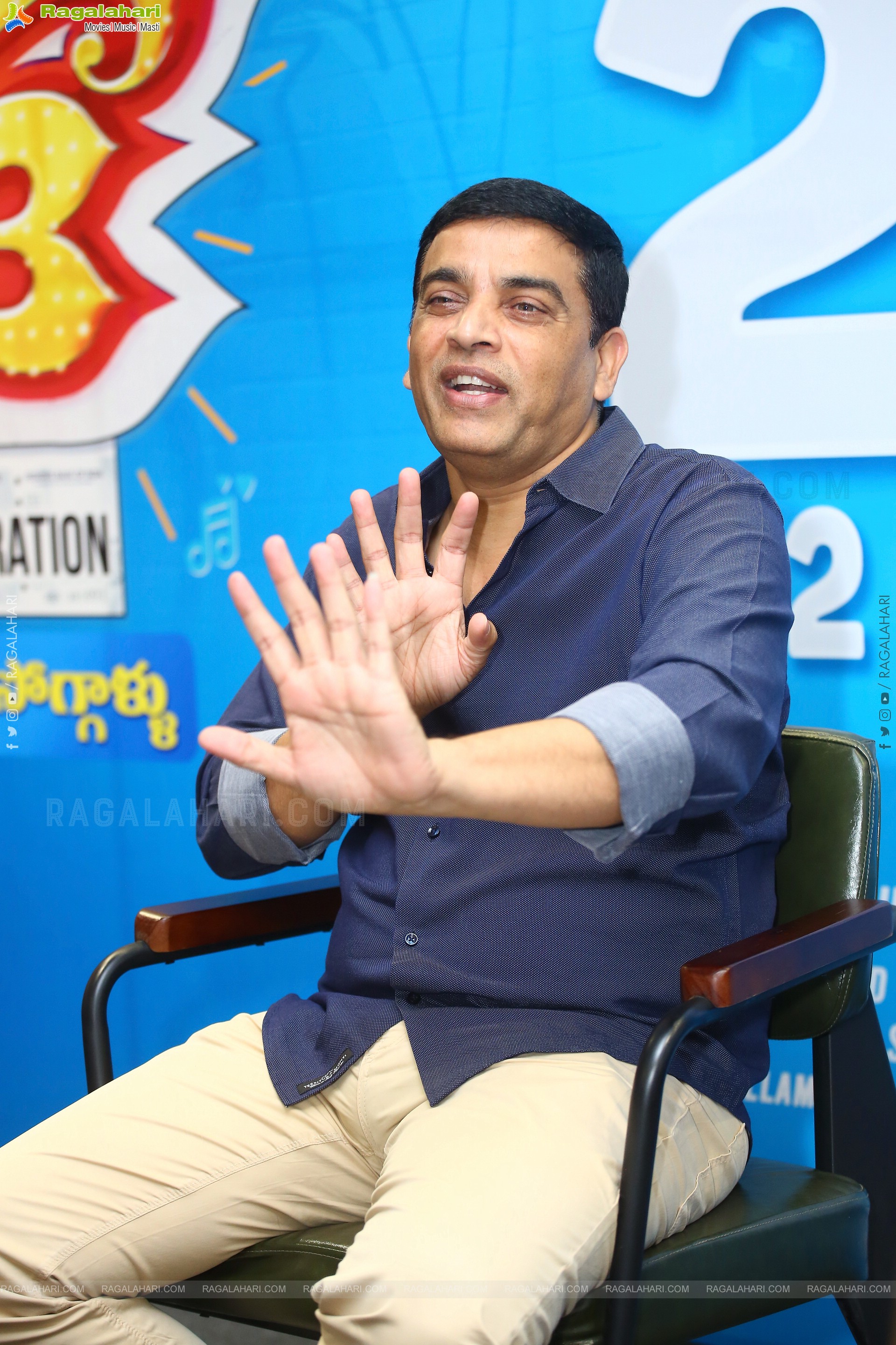 Producer Dil Raju at F3 Movie Interview, HD Photo Gallery