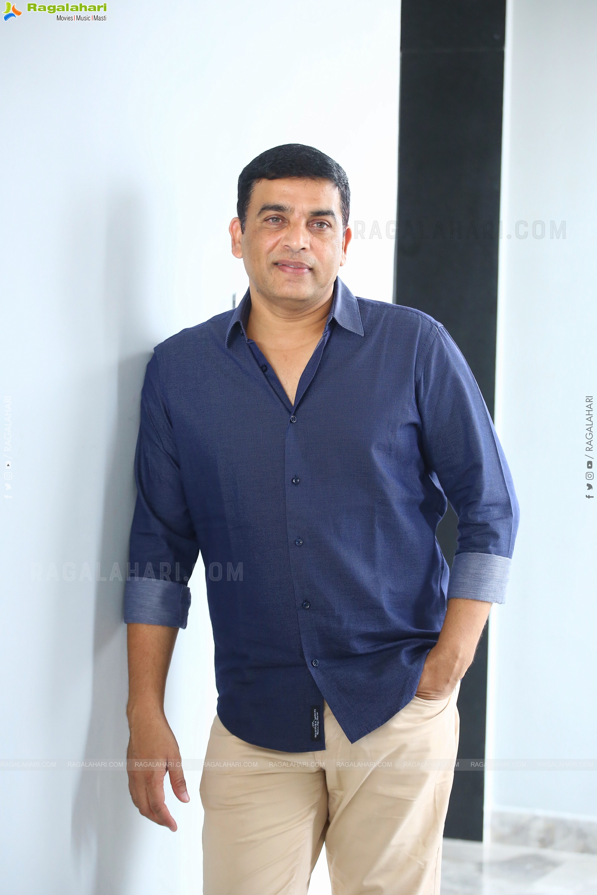 Producer Dil Raju at F3 Movie Interview, HD Photo Gallery