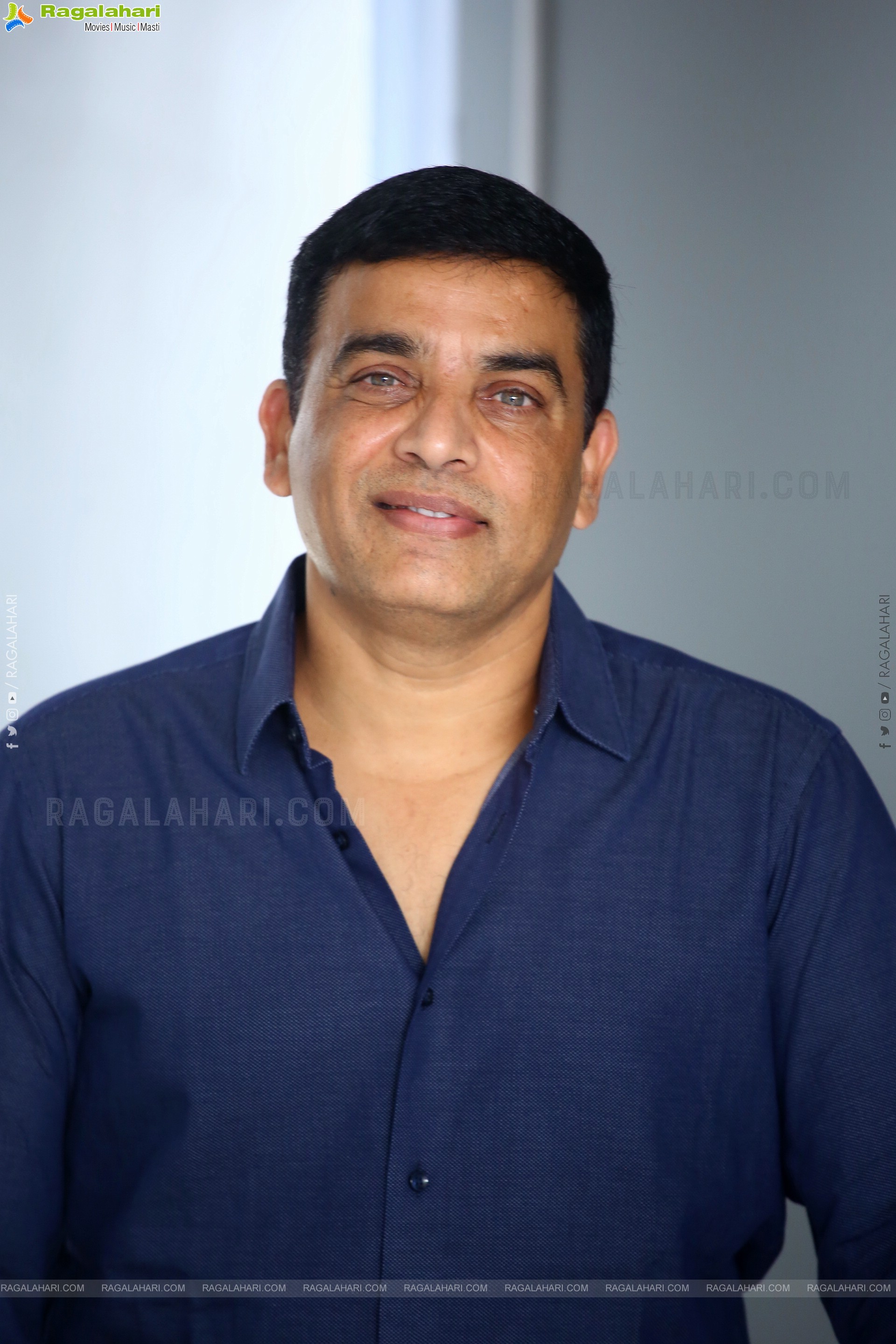 Producer Dil Raju at F3 Movie Interview, HD Photo Gallery