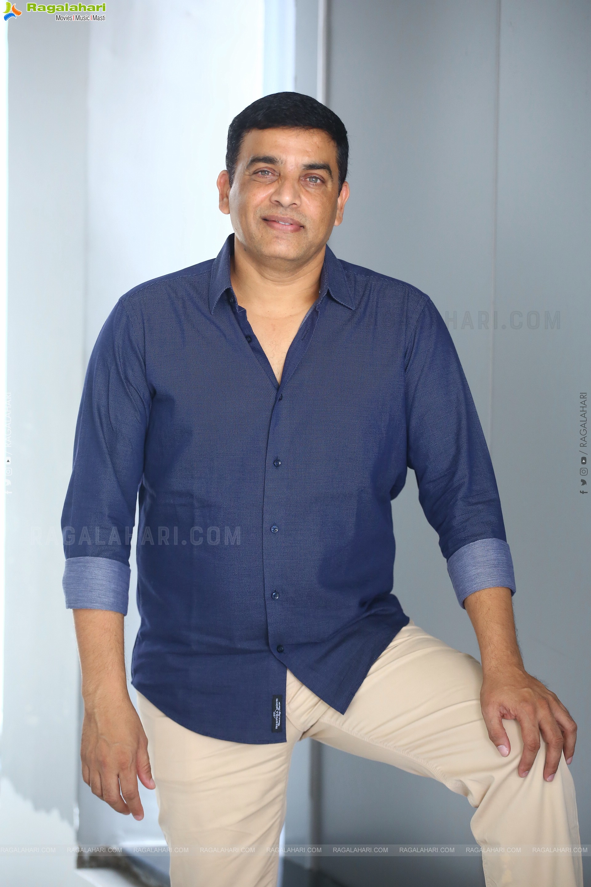 Producer Dil Raju at F3 Movie Interview, HD Photo Gallery