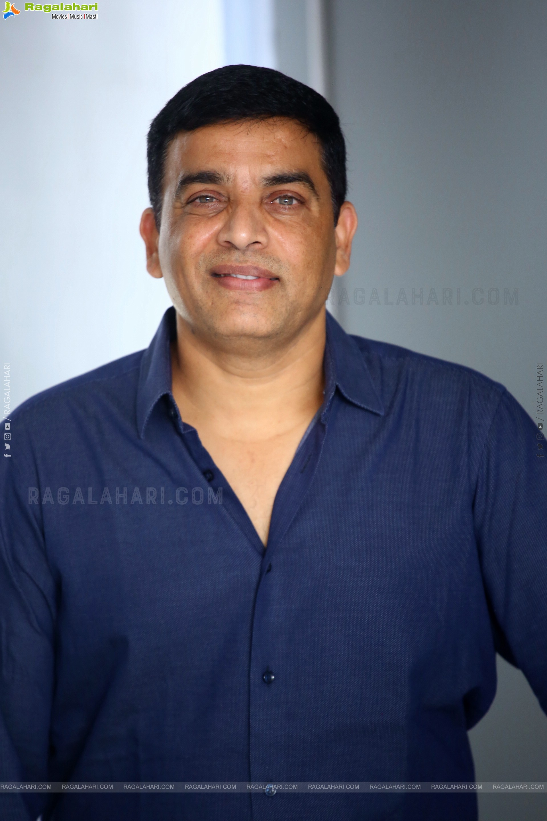 Producer Dil Raju at F3 Movie Interview, HD Photo Gallery