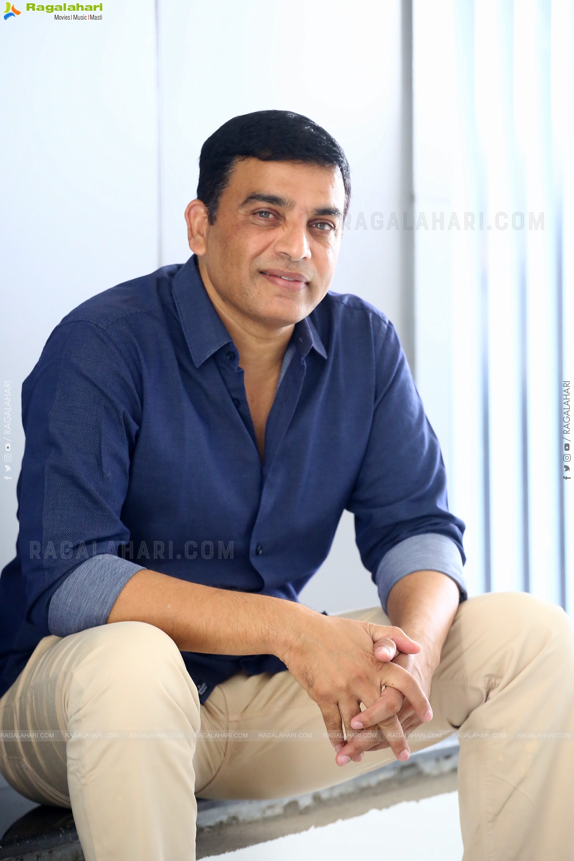 Producer Dil Raju at F3 Movie Interview, HD Photo Gallery