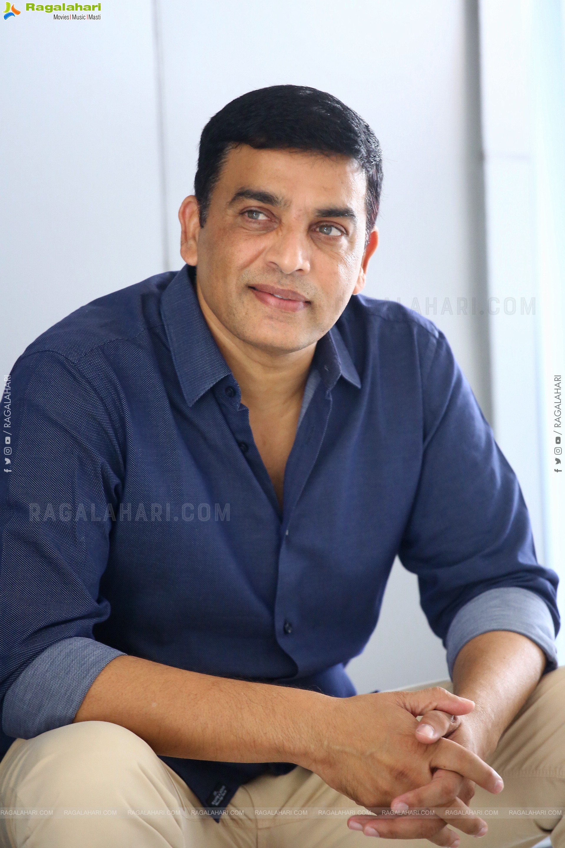 Producer Dil Raju at F3 Movie Interview, HD Photo Gallery