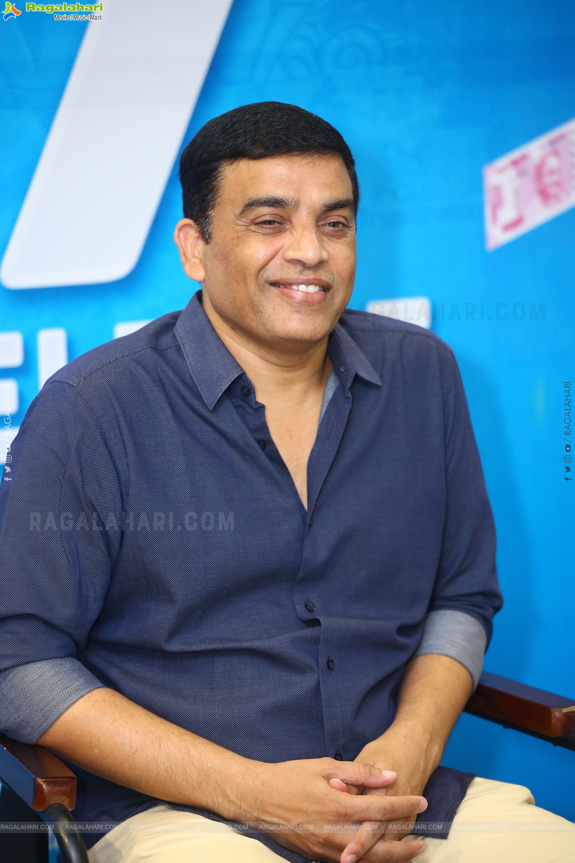 Producer Dil Raju at F3 Movie Interview, HD Photo Gallery