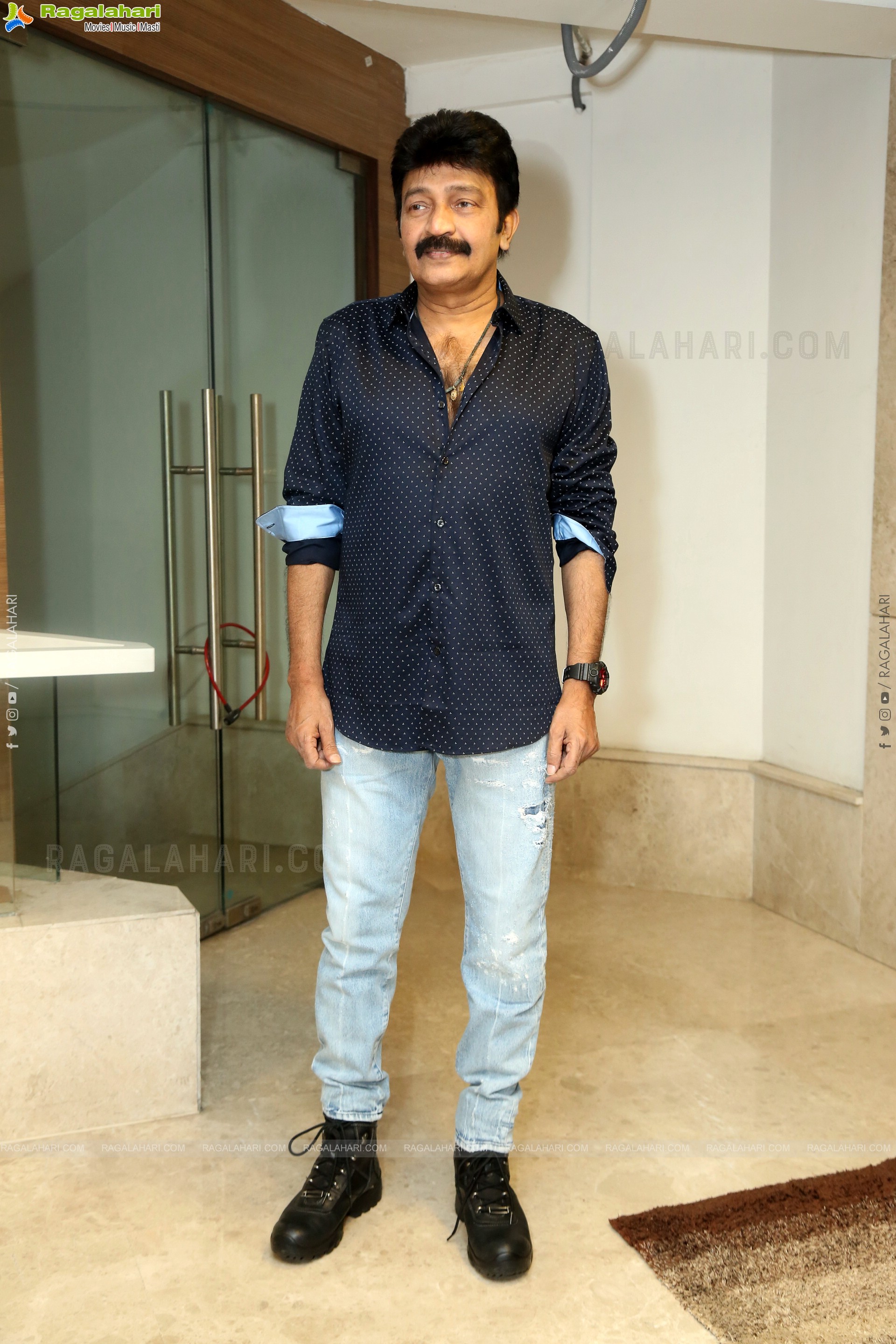 Rajasekhar at Shekar Movie Pre-Release Event, HD Photo Gallery
