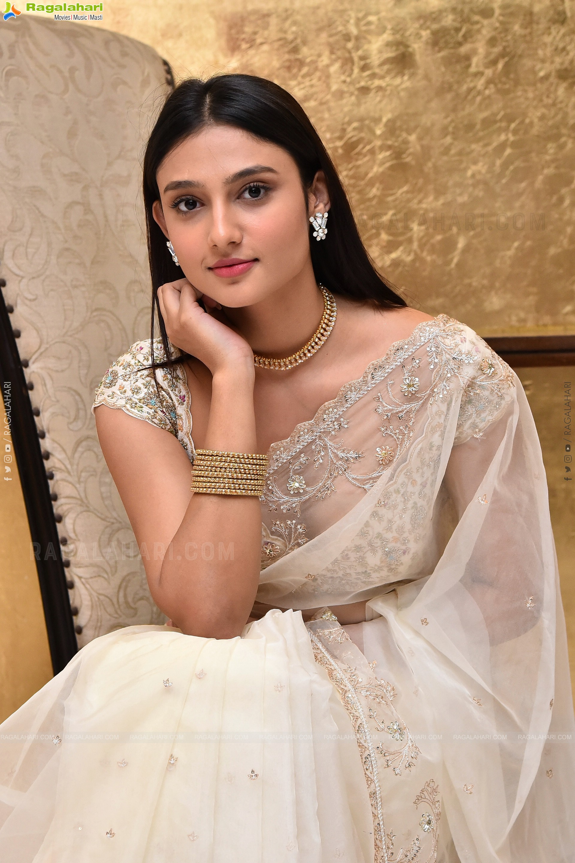 Ritika Nayak at Ashoka Vanamlo Arjuna Kalyanam Movie Success Meet, HD Stills