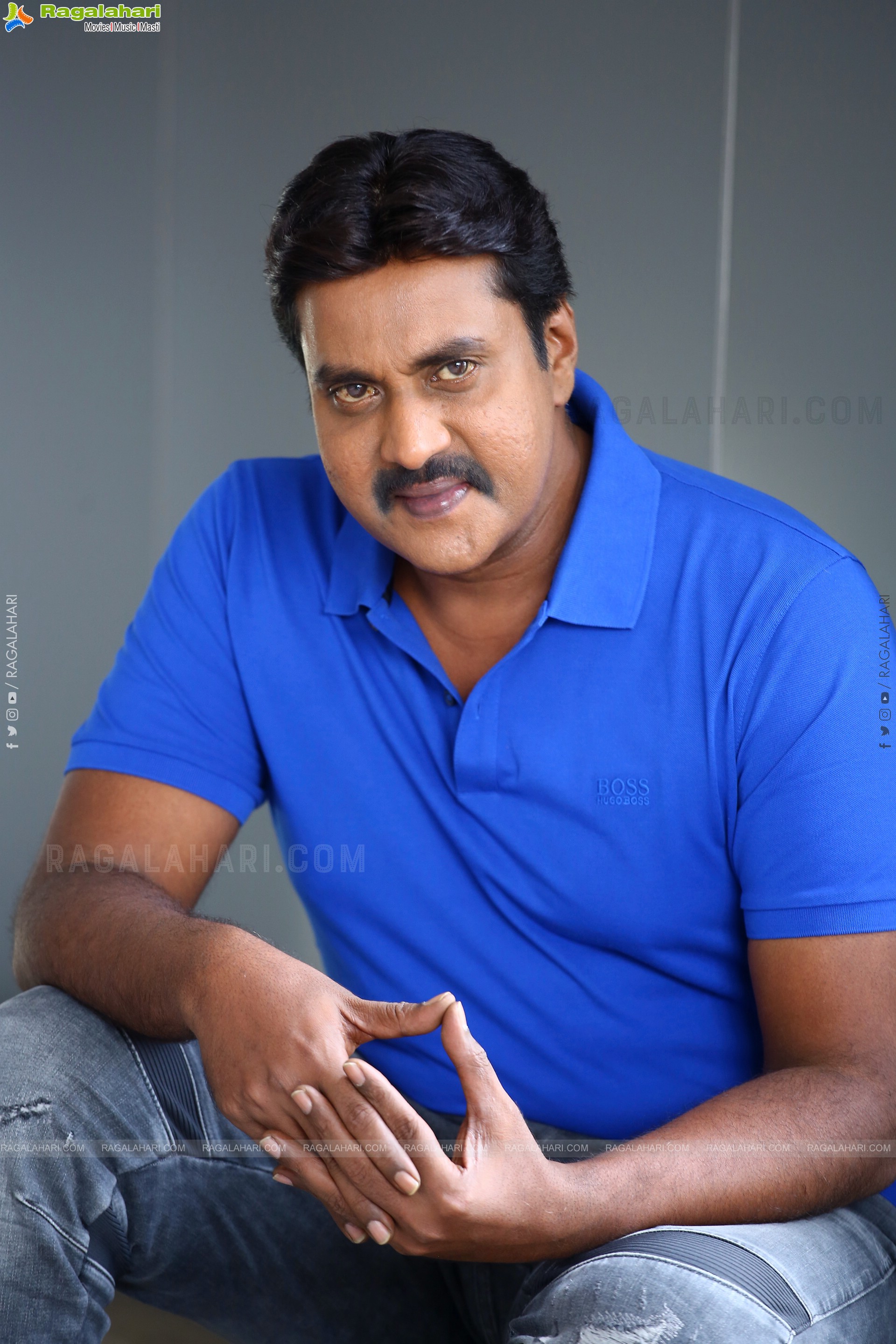 Sunil at F3 Movie Interview, HD Photo Gallery