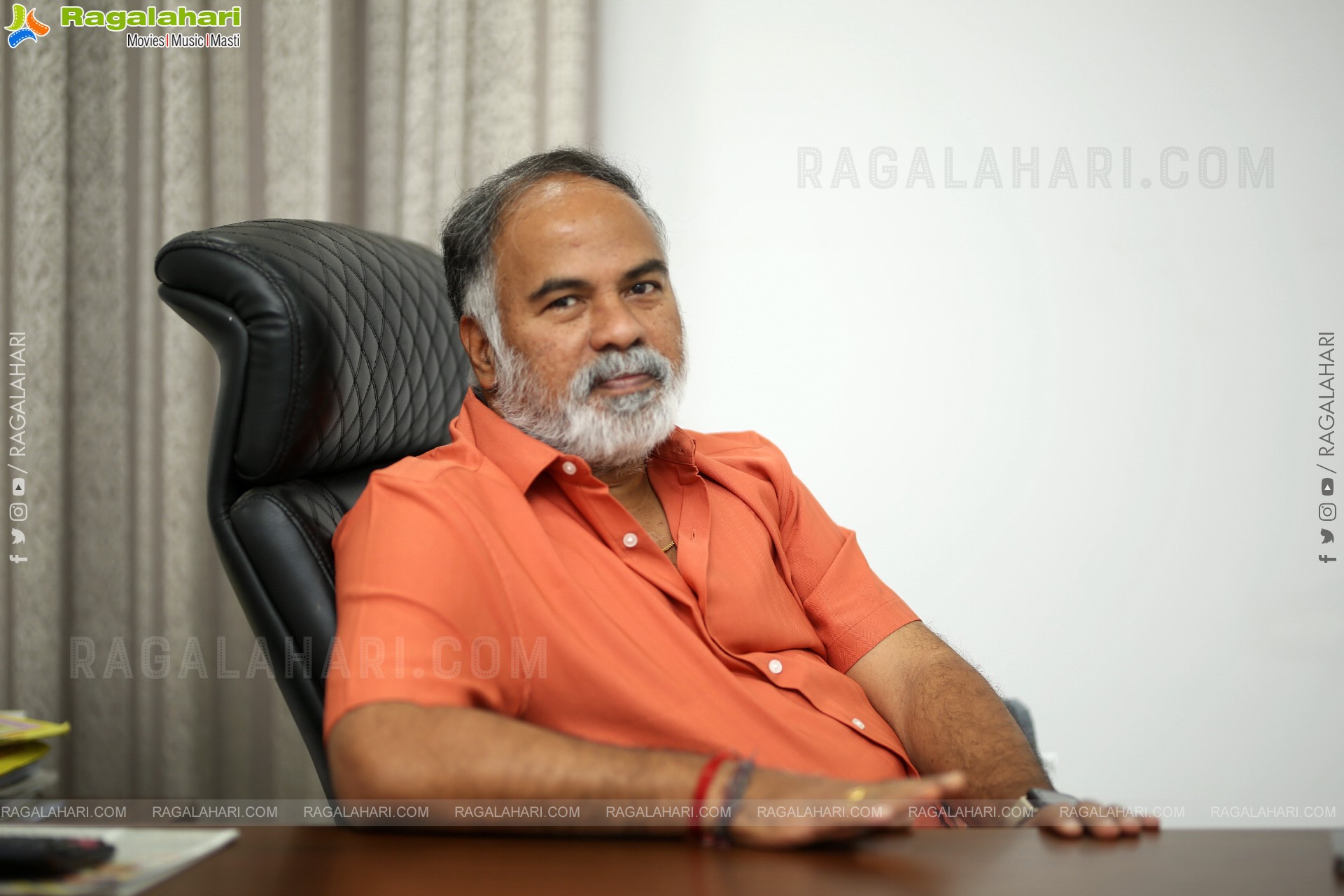 Producer Srinivasaa Chitturi at Custody Interview, HD Gallery