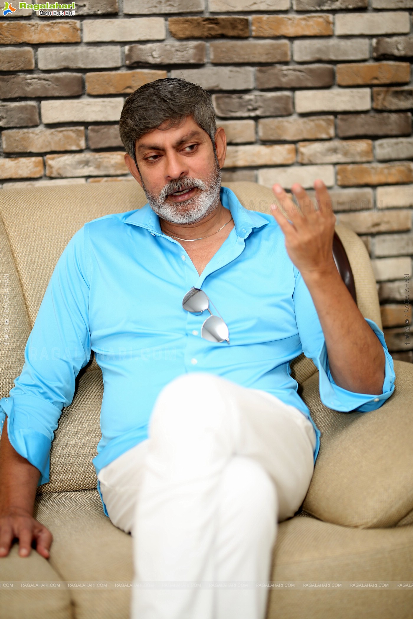 Jagapathi Babu stills at Rama Banam Interview, HD Gallery