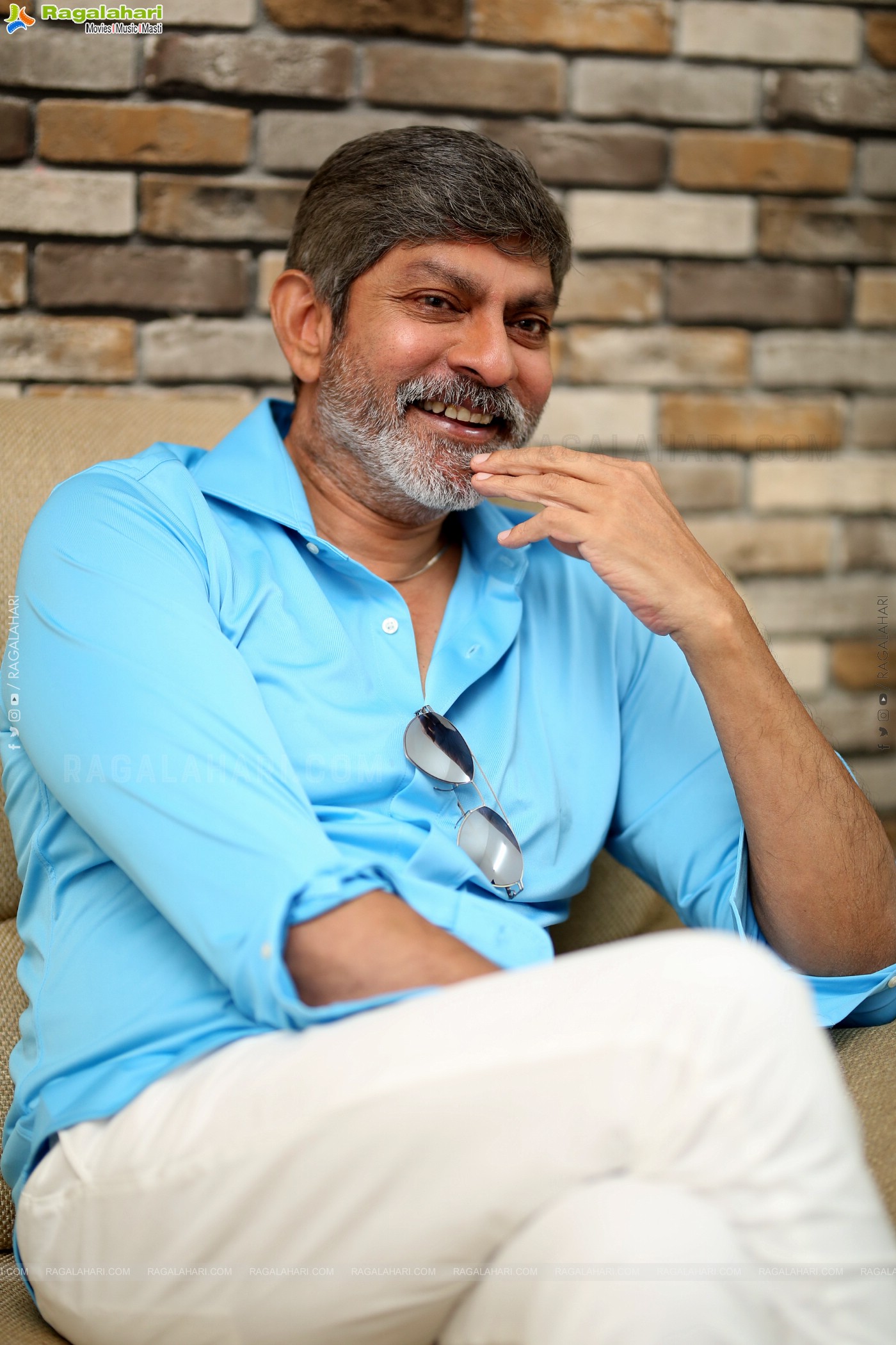 Jagapathi Babu stills at Rama Banam Interview, HD Gallery