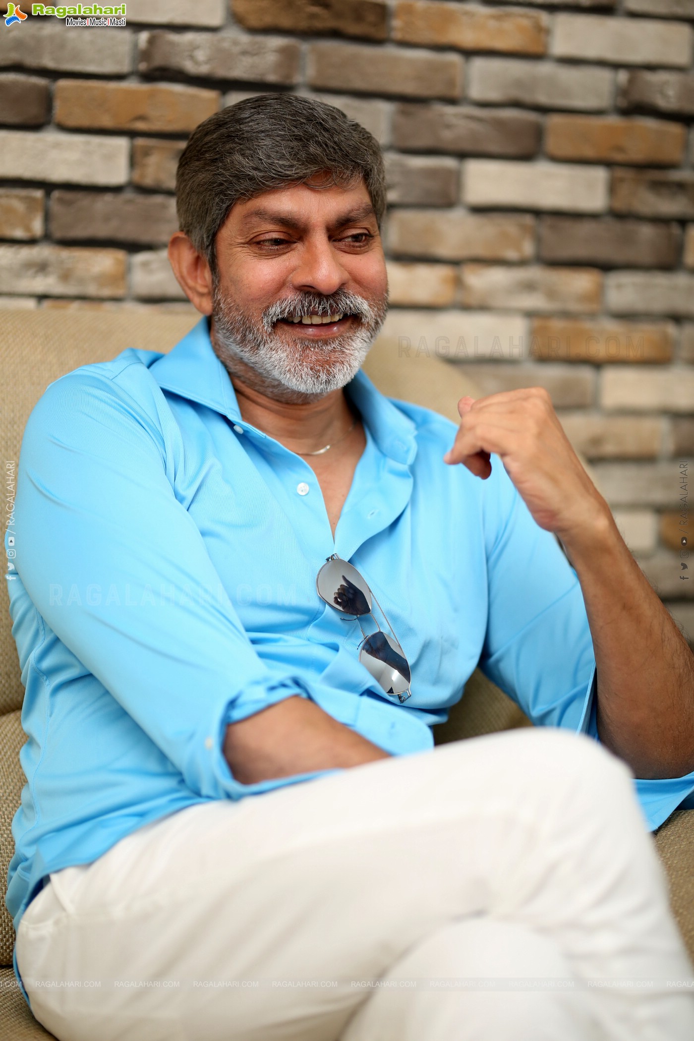 Jagapathi Babu stills at Rama Banam Interview, HD Gallery