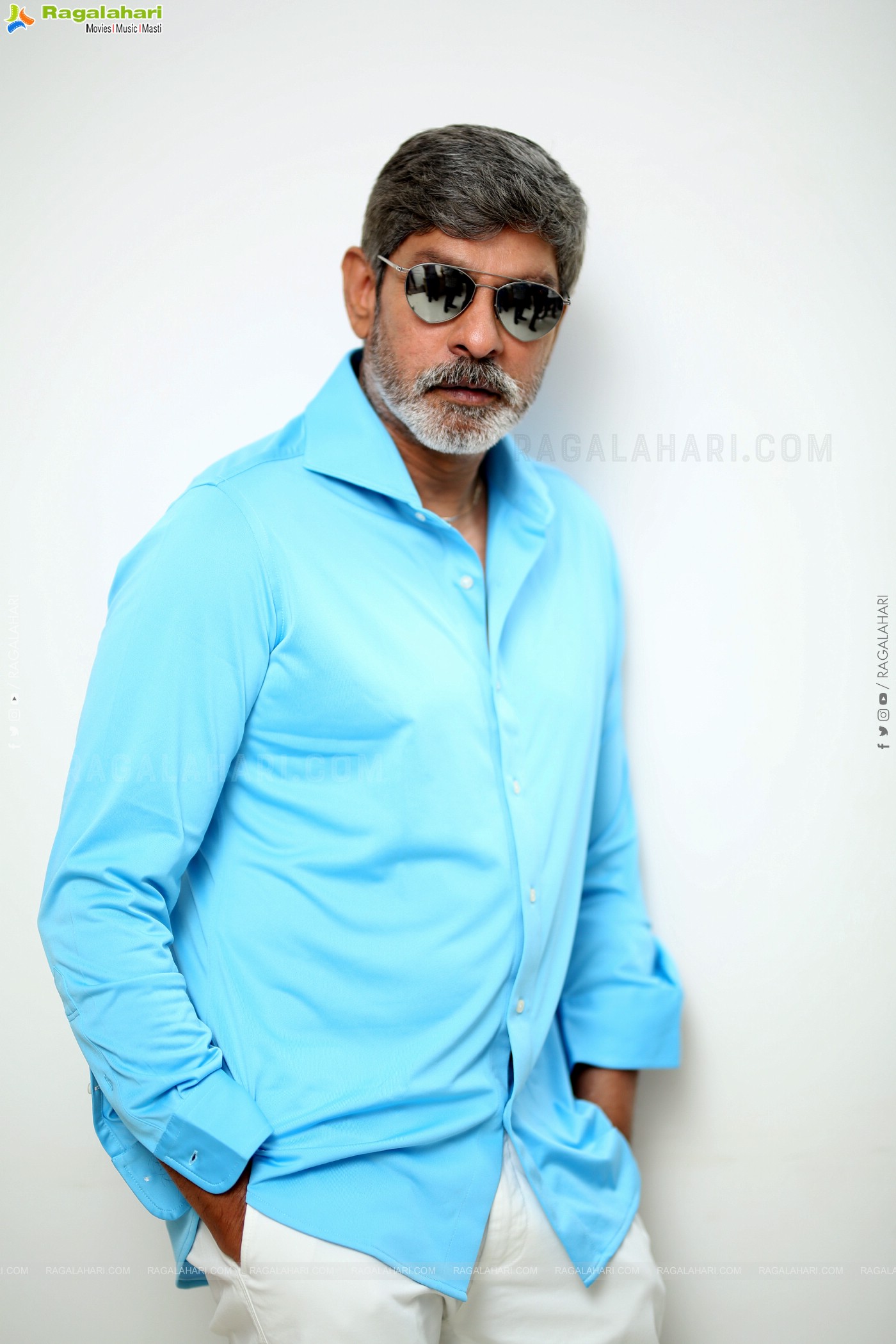 Jagapathi Babu stills at Rama Banam Interview, HD Gallery