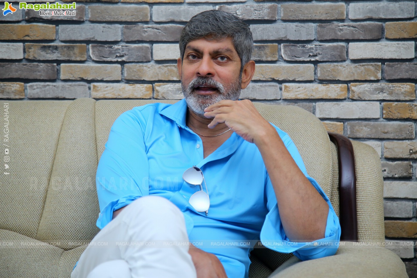 Jagapathi Babu stills at Rama Banam Interview, HD Gallery