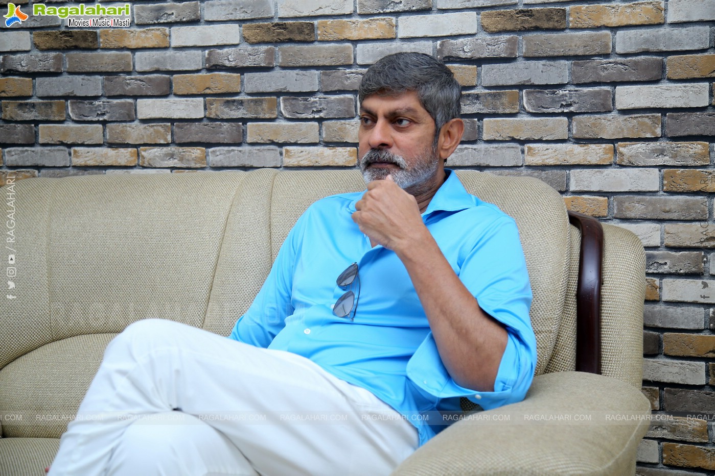 Jagapathi Babu stills at Rama Banam Interview, HD Gallery