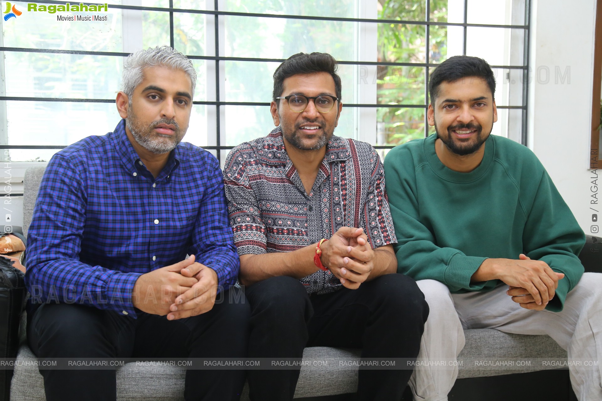 Anurag Reddy, Sharath Chandra and Chandru Manoharan at Mem Famous Interview, HD Gallery