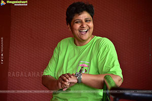 Nandini Reddy at Anni Manchi Sakunamule Interview