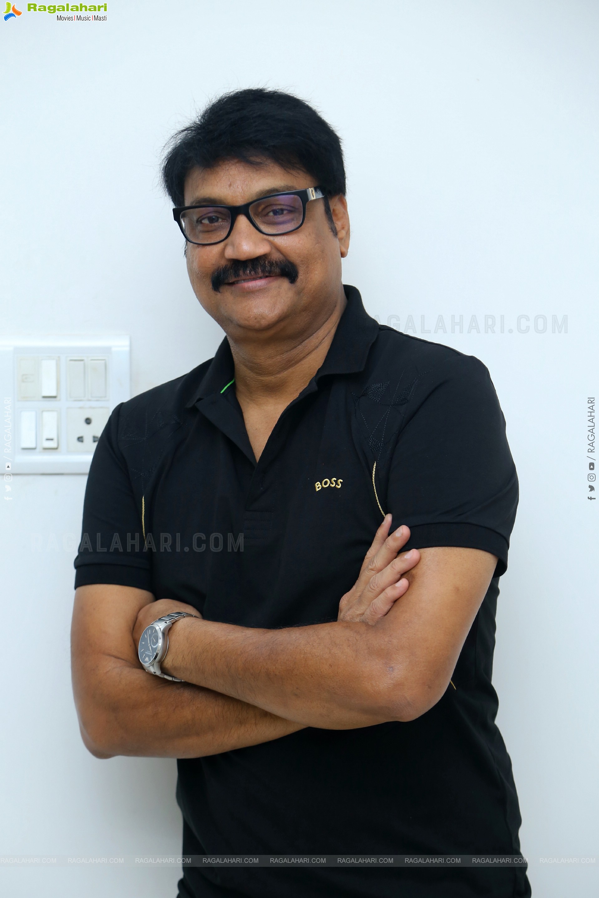 Producer Satish Varma at Nenu Student Sir Interview, HD Gallery
