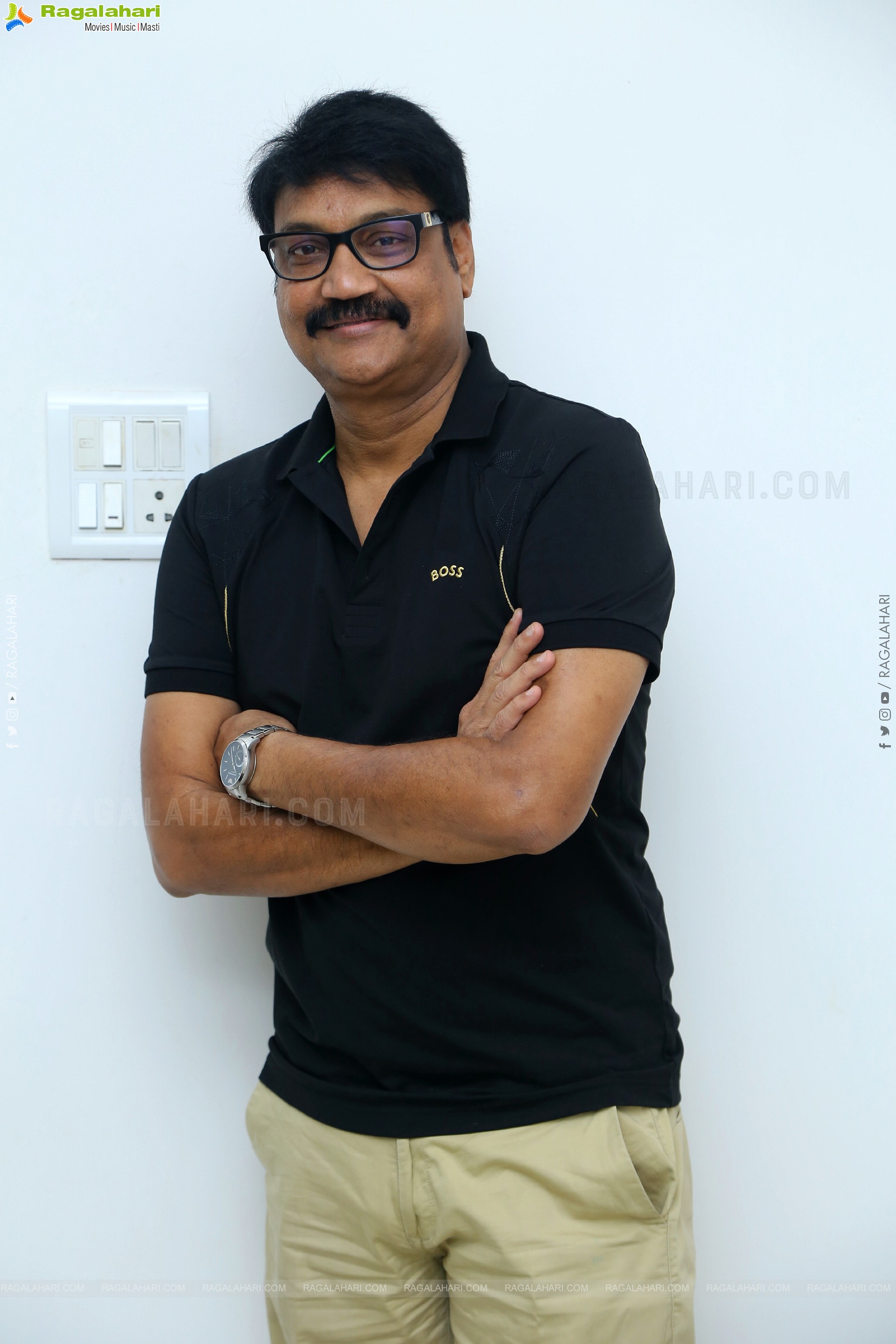 Producer Satish Varma at Nenu Student Sir Interview, HD Gallery