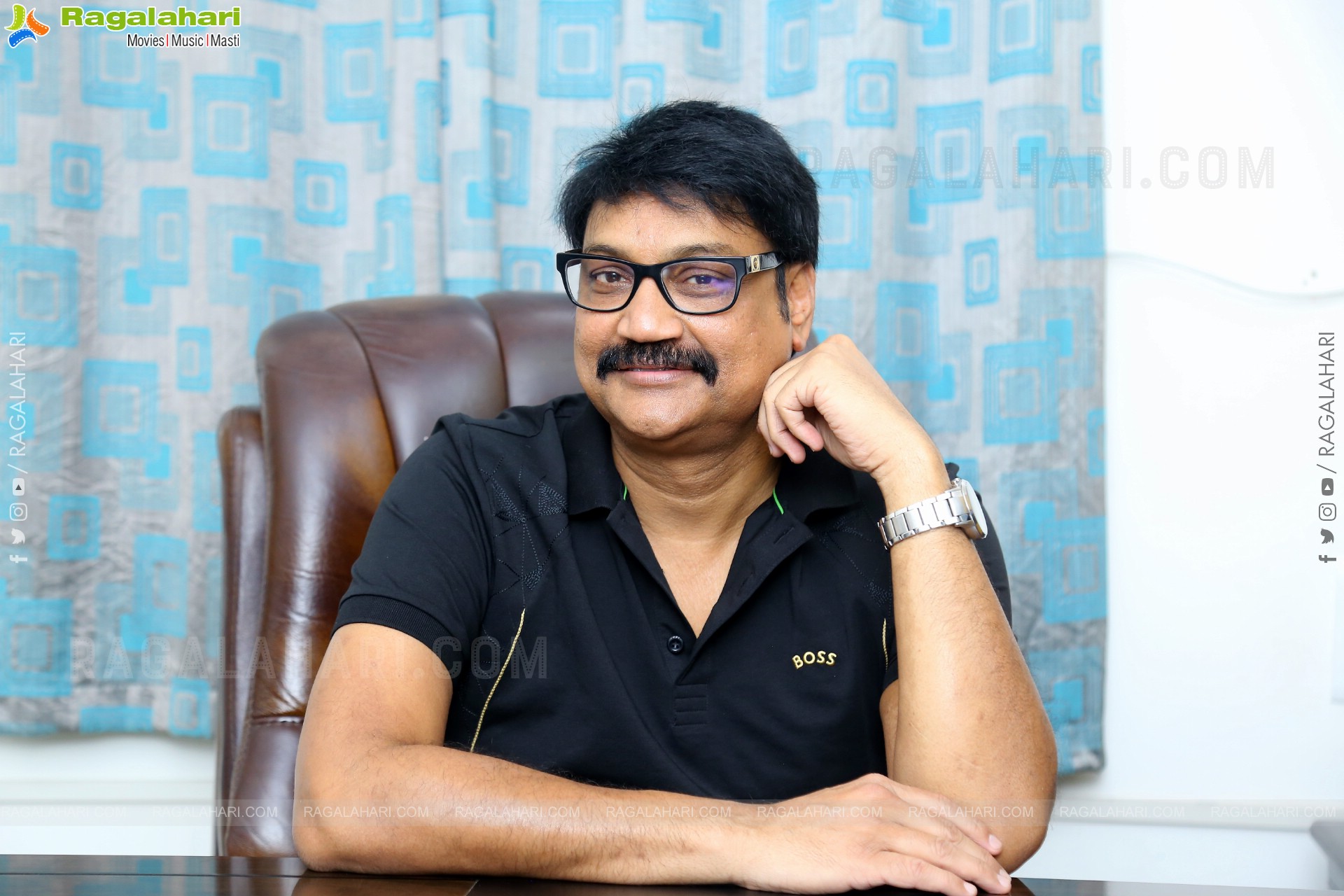 Producer Satish Varma at Nenu Student Sir Interview, HD Gallery