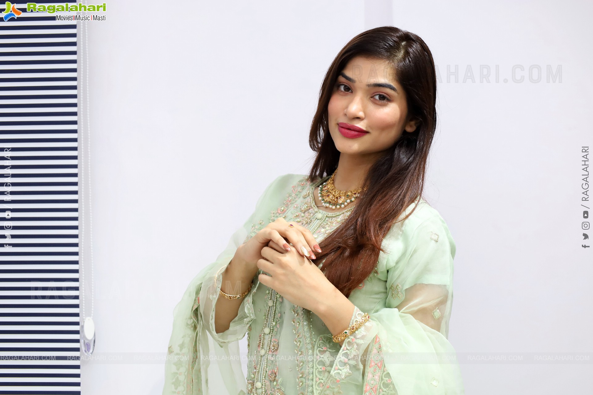 Subhashree Rayaguru stills in Light Green Dress, HD Gallery