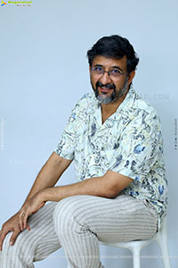 Director Teja at Ahimsa Interview, HD Photo Gallery