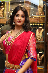 Actress Ulka Gupta stills at Lotus Silver Jewellery Launch