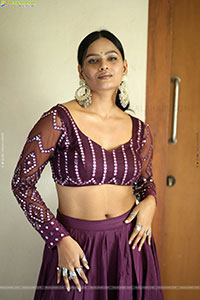 Heroine Preeti Goswami at Silk Saree Prerelease Event