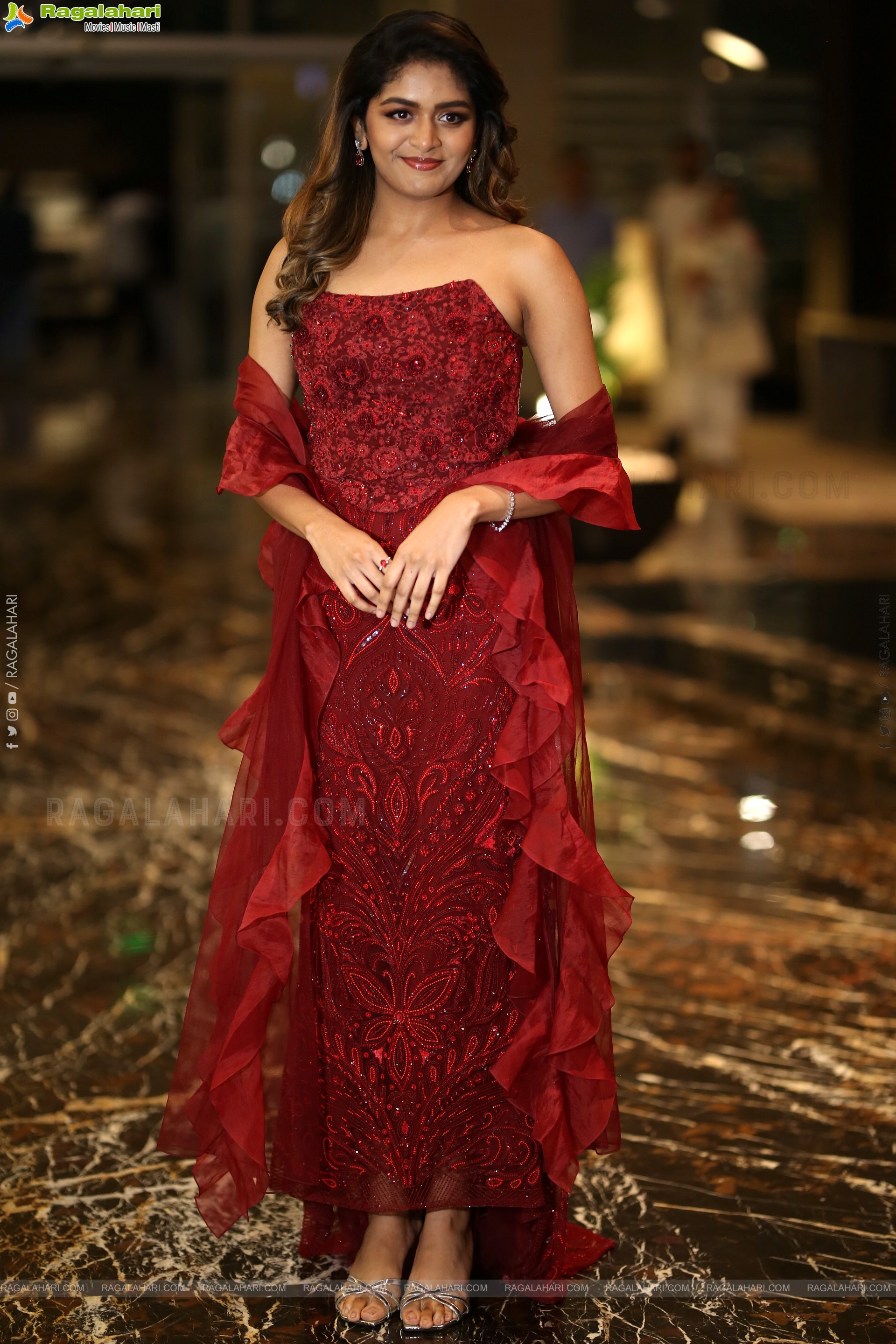 Aditi Shankar at Bhairavam Pre Release Event, HD Gallery