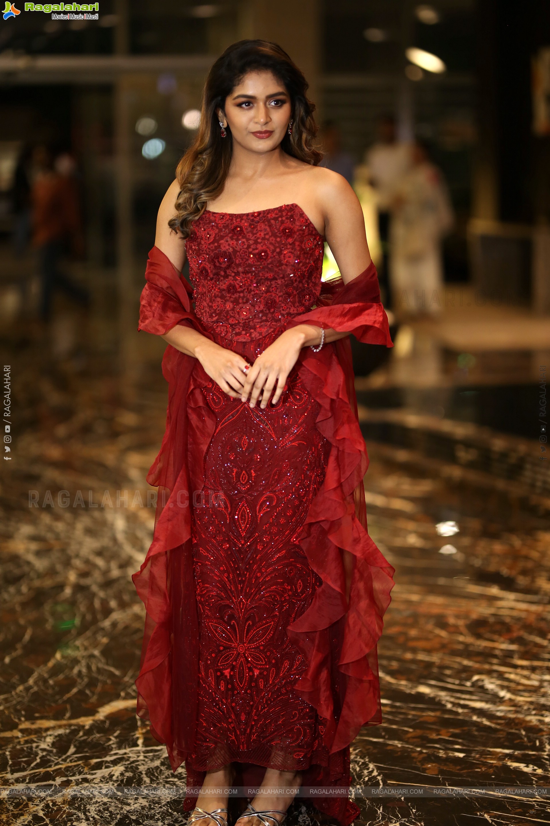 Aditi Shankar at Bhairavam Pre Release Event, HD Gallery