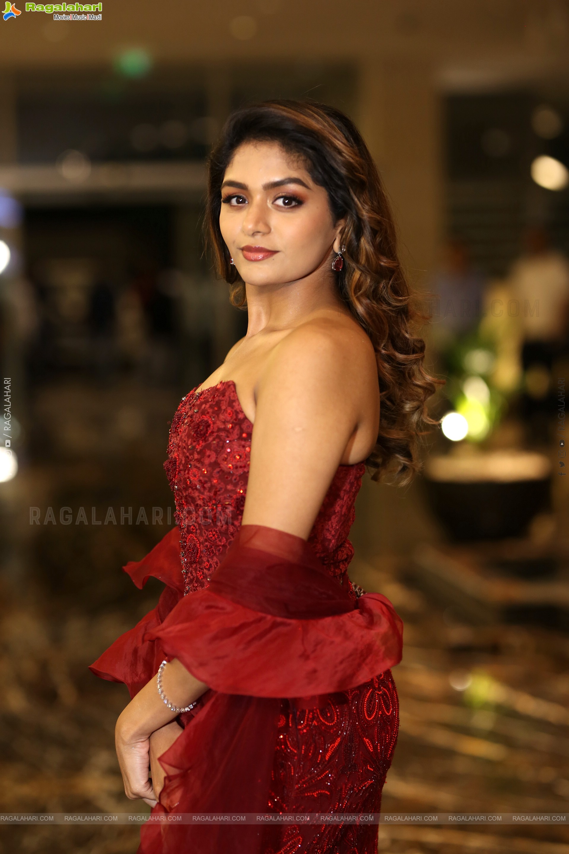 Aditi Shankar at Bhairavam Pre Release Event, HD Gallery