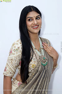 Aparna Reddy in White Designer Lehenga, HD Photo Gallery