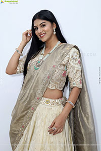 Aparna Reddy in White Designer Lehenga, HD Photo Gallery