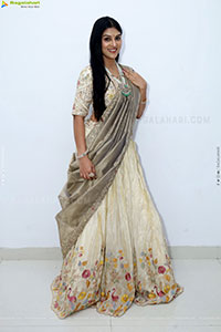 Aparna Reddy in White Designer Lehenga, HD Photo Gallery